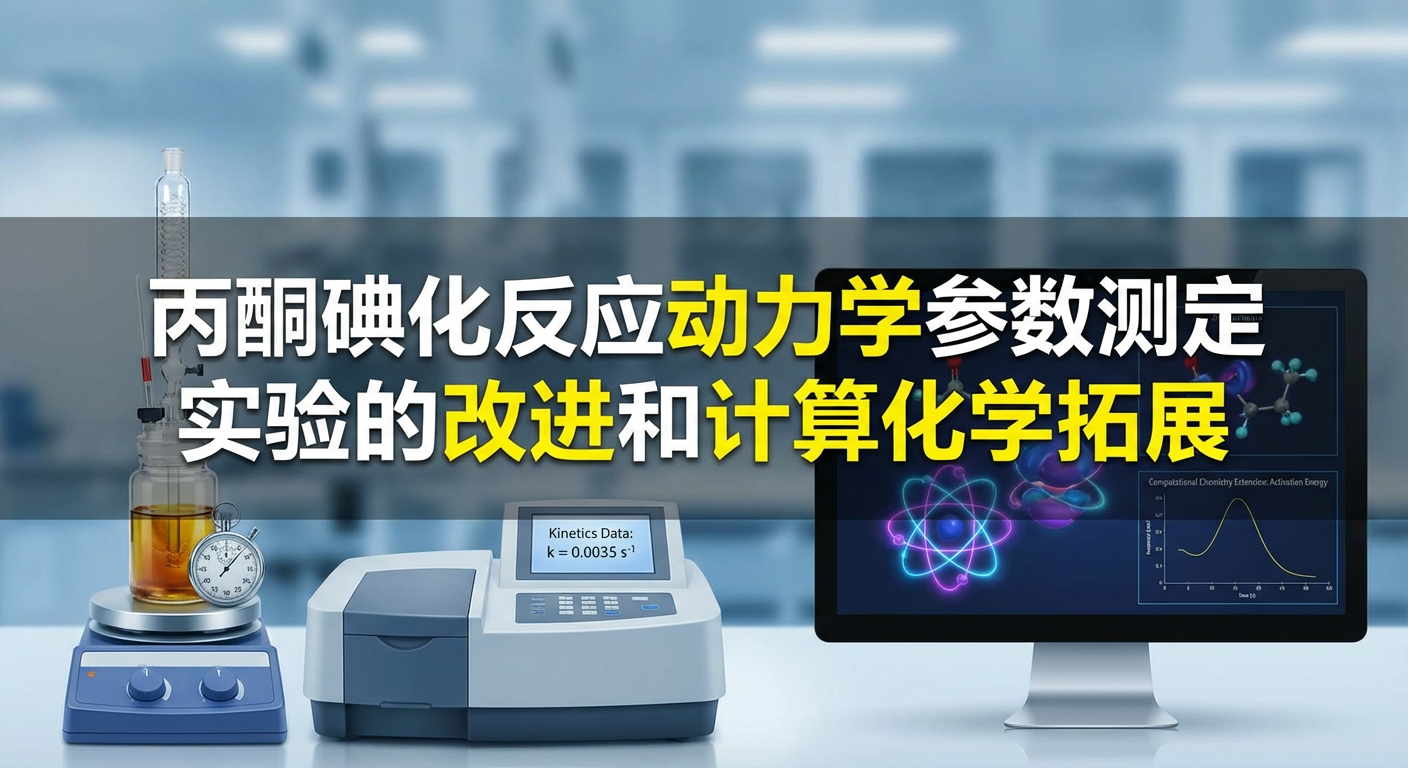 丙酮碘化反应动力学参数测定实验的改进和计算化学拓展